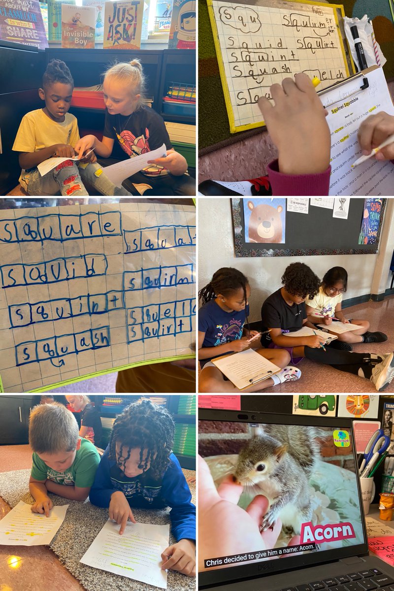 LJohnsonTeacher's tweet photo. I whole heartedly believe in bringing learning to life! If our word study is the βsqu-β blend and our fluency practice passage is about squirrels, we are learning about a saved baby squirrel! @dodo @3TrailsTigers @ISDSchools #isdstrong #kcedu #3tetotheTOP #3tepride https://t.co/iJbLXTburO