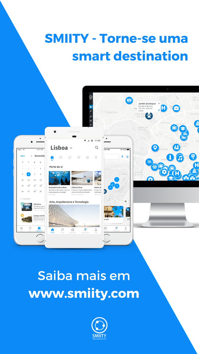 smiityapp's tweet photo. Saiba mais sobre como a @smiityapp está a ajudar os territórios e negócios a tornarem-se "smart" em https://t.co/H6p8GwQkLP ou contacte a nossa equipa através do info@smiity.com para agendar uma demonstração! 

#smiity #smartcities #smarttourism https://t.co/cBJyJ058eR