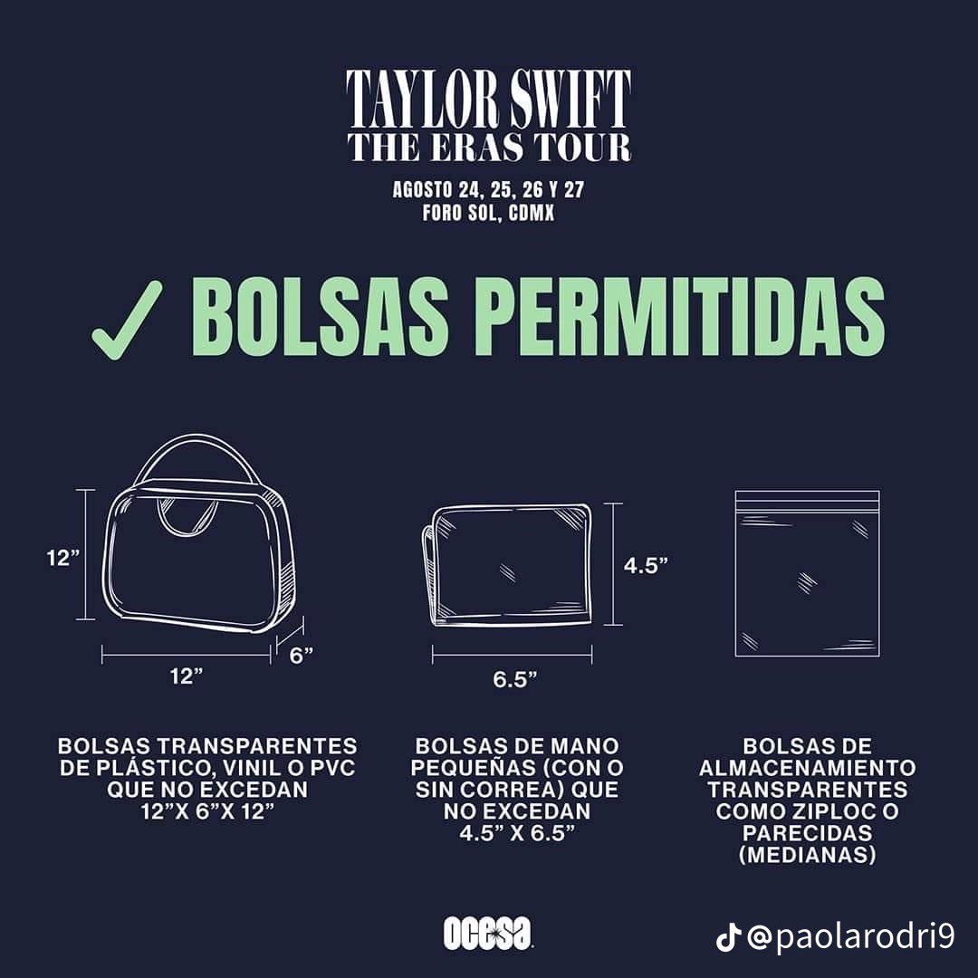 doremifa_b's tweet photo. Ustedes creen que pase los requisitos de medida para ver a Taylor? Si no, para irme consiguiendo una Ziploc transparente https://t.co/P4SCEUX463
