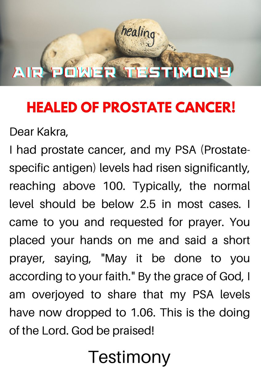 ProphetKakraB's tweet photo. AIR POWER TESTIMONY
Healed Of Prostate Cancer!
#kakrabaiden #testimony #testify #Healing https://t.co/bbi6gcoCIE