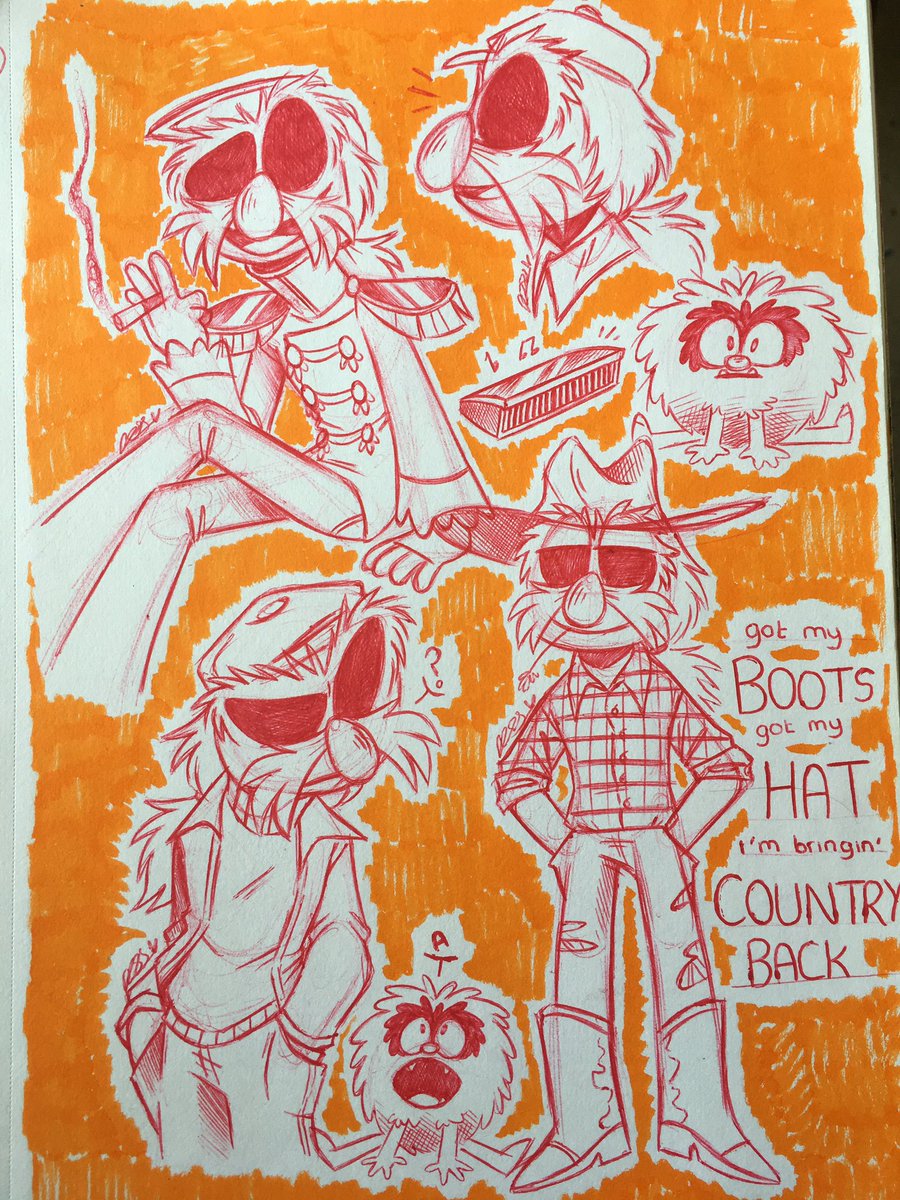 Palettepainter1's tweet photo. As per my job as a Floyd Pepper stan, have a traditional doodle dump featuring everybody’s favourite bass player!! 🎸
#muppetsmayhem #FloydPepper https://t.co/1xV4QZ7zBe