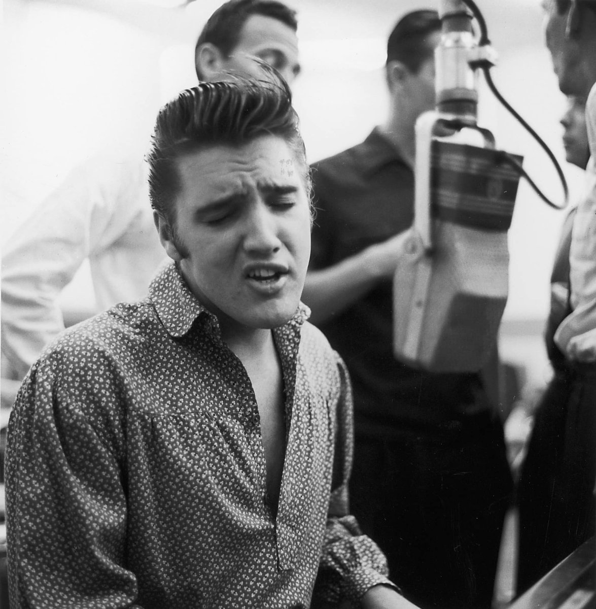 VisitGraceland's tweet photo. On August 24, 1956, Elvis Presley recorded “Love Me Tender,” “We’re Gonna Move” and “Poor Boy” in Hollywood for the film Love Me Tender! https://t.co/usE730q6na