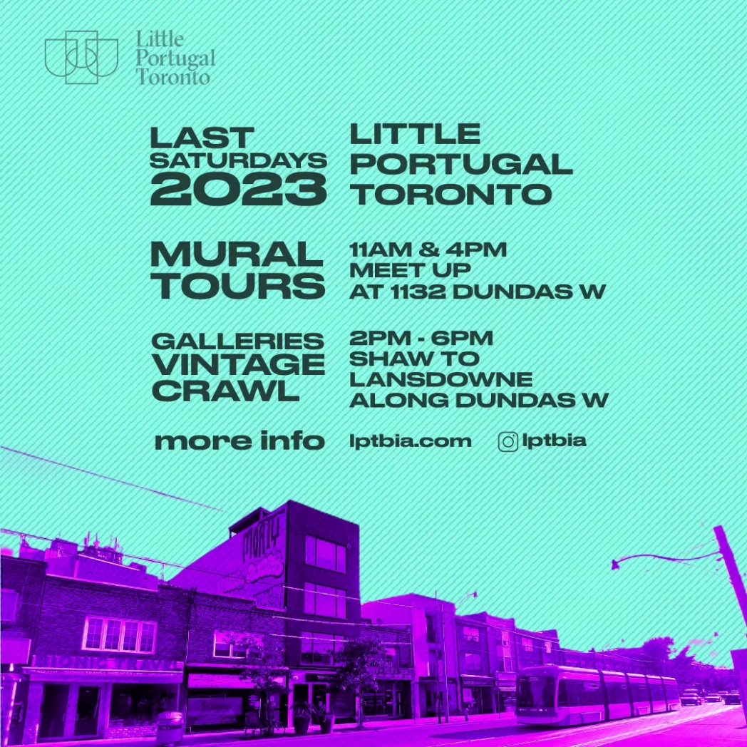 On the Last Saturday of this month (Aug 26), be sure to catch 'You're On Your Own' at Cry Baby Gallery.

This solo show features work by artist, curator, &amp; Little Portugal community member Mony Zakhour.

📍1468 Dundas W
🕑 2-6pm

More at littleportugaltorontobia.com/Last-Saturdays