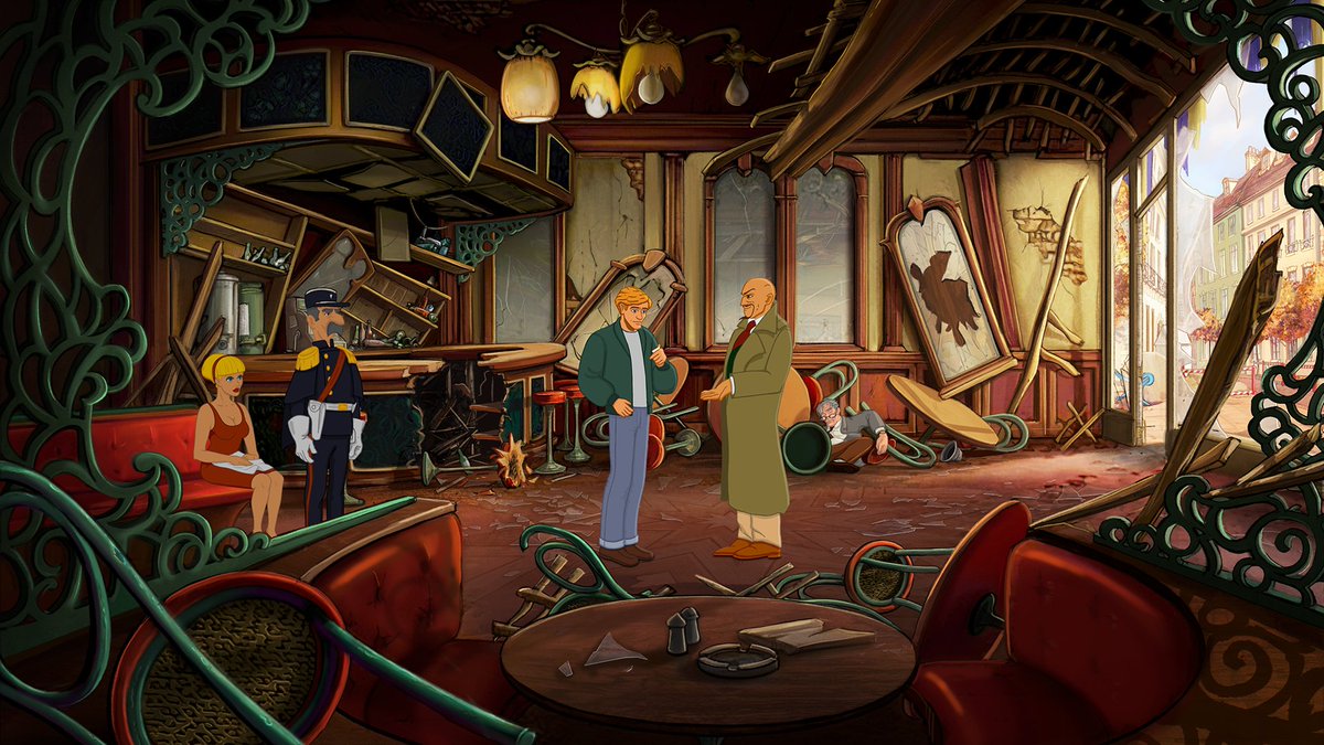lazoneludique's tweet photo. Bon j'en débande pas la... même si le Director's Cut était très cool, enfin un vrai remaster HD de cette merveille 🤩début 2024 apparemment, ça va être long là x)
Pis un nouvel épisooooode 😍😍
@RevSoftGames @CharlesCecil 🥰
#BrokenSword #LesChevaliersDeBaphomet #GeorgeStobbart https://t.co/hbnS7aWFND