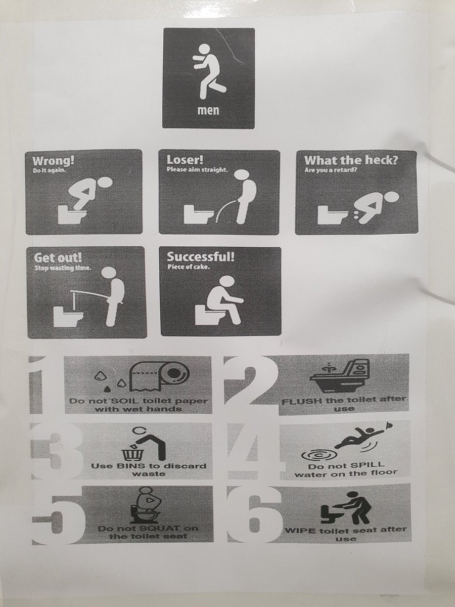 kachrakundy's tweet photo. who tf is terrorising my office's toilet that they had to paste this???????????? https://t.co/8f68eatjOm