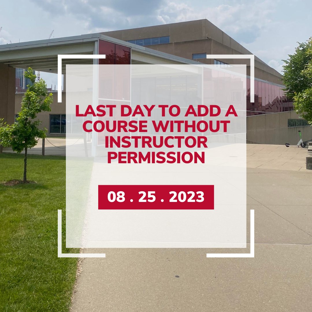 OSUEHEOUE's tweet image. Need to change your autumn schedule?

After this Friday, Aug. 25 students wishing to add a course will need to reach out to the course&apos;s instructor for permission and add courses through their academic advisor.