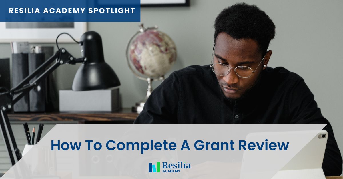 🌟 Resilia Academy Spotlight: "How to Complete a Grant Review" Course

Elevate your grant game and propel your mission to new heights with our latest resource: "How to Complete a Grant Review."🚀📑

Explore the course today! bit.ly/3wKmRGY