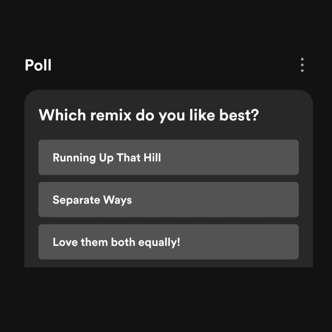 Our latest poll asks: Kate Bush or Journey? Or both? 😉
There's still time to vote!
tinyurl.com/9kt9e2xy
#StrangerThings #StrangerThings4