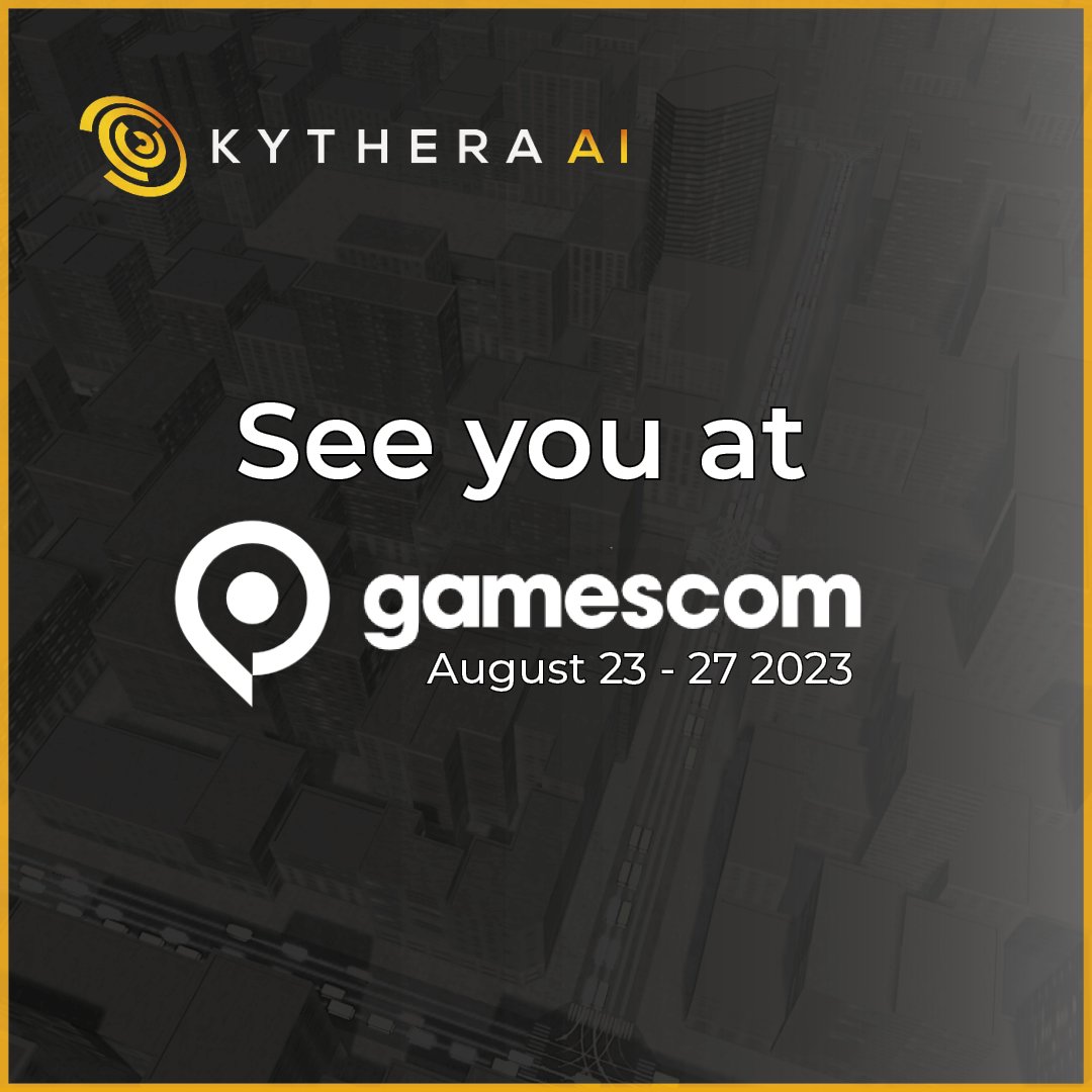 KytheraAI's tweet photo. Are you a creative in gaming? Join us at #Gamescom2023 to explore the question 'Can #AI be Creative?' at 10am CEST. Share your cool and #creative projects &amp; let's connect at the event. Save the talk 👉https://t.co/r1fkCx6nRk or join the livestream on the #Gamescomcongress twitch! https://t.co/o6rElB9Dax