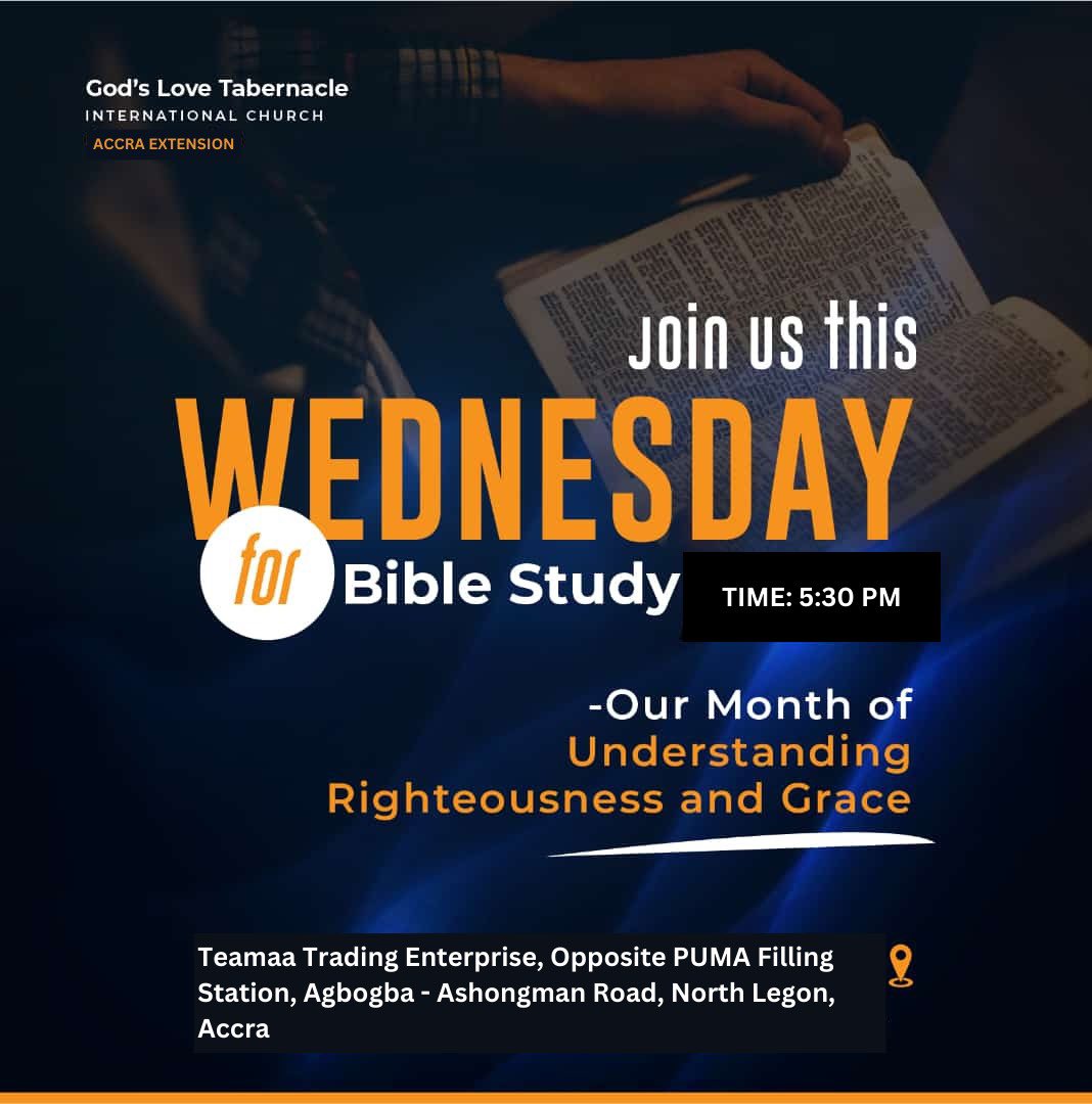 gltaccra's tweet photo. Today is your day to receive a fresh word from God! Join us 5:30pm this evening for a life transforming time . https://t.co/BTEgfP2me4
