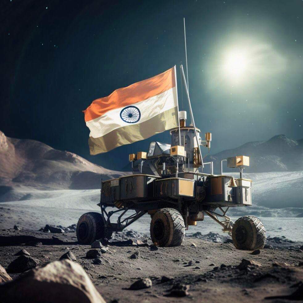 drshuklaak's tweet photo. #Indianonmoon 
#chnadrayan3
#India 
#congratulationisro
⁦@myogiadityanath⁩ ⁦@UPGovt⁩ ⁦@mygovindia⁩ ⁦@isro⁩ https://t.co/9RwXUqTOUM