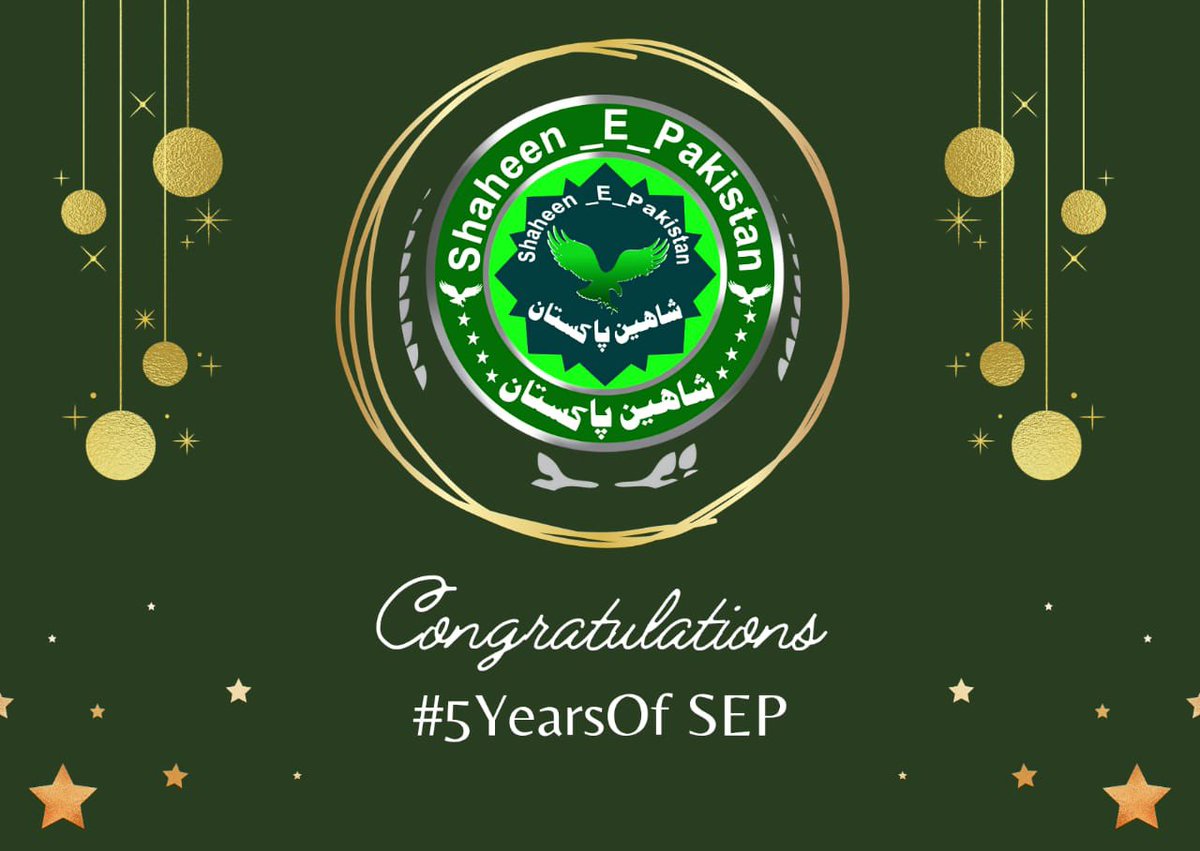 iMShami_'s tweet photo. Shaheen e Pakistan successfully completed 5 years. Congratulations to @Hanzalamalik97 Jani❤️ for having a wonderful initiative.
#5YearsOfSEP https://t.co/pGHfBWVgeO
