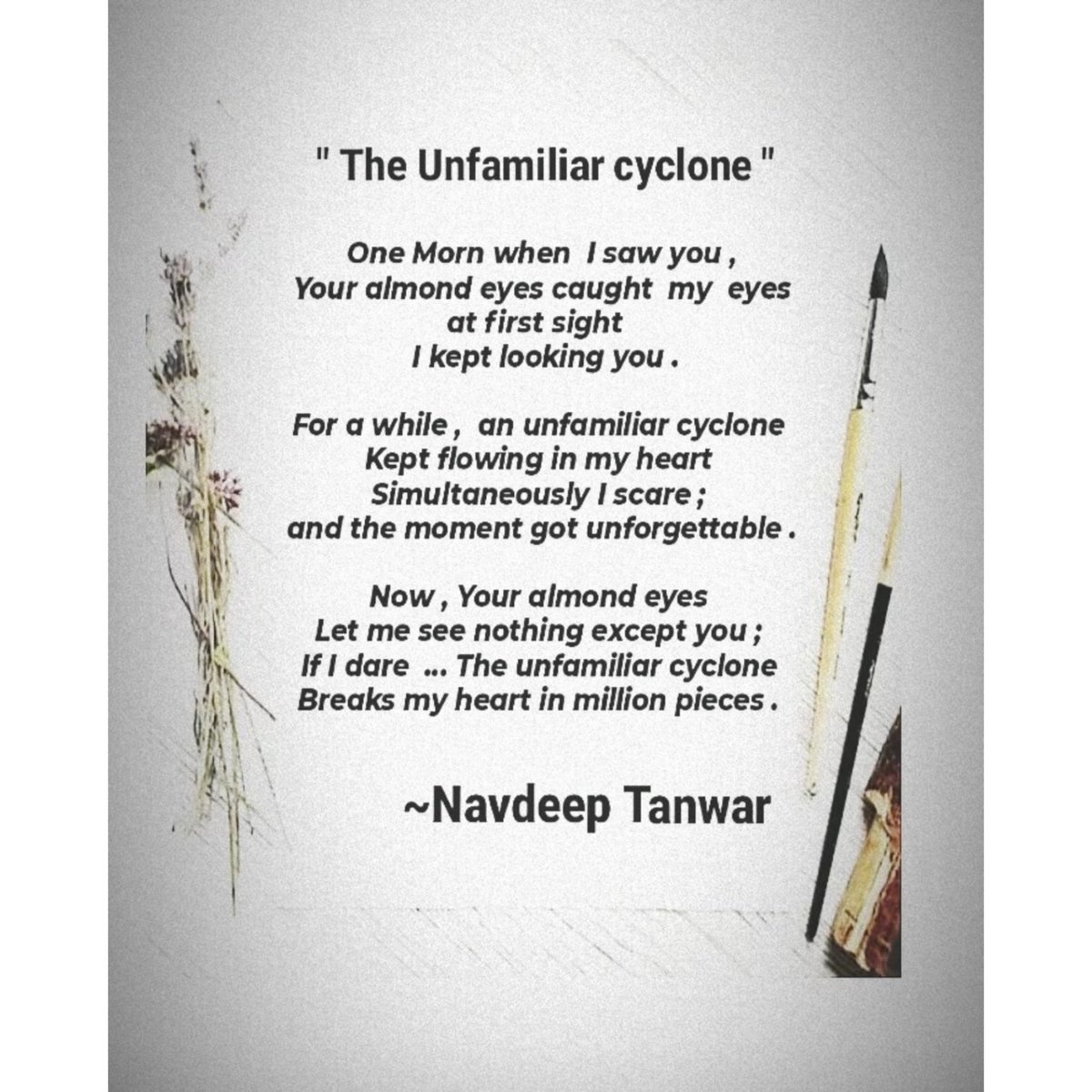 NavdeepTanwar4's tweet photo. This Monologue poetry is dedicated to my foreign friend . #navdeep #Navdeeptanwar 
#newpoem #Literature #sahitya #poetry #unfamiliarcyclone #Shakespeare #MONOLOGUE #Chandrayaan3 #Chandrayaan3 
#IndiaOnTheMoon 
#india 
#poemsbynavdeeptanwar https://t.co/1uLWc04nSC