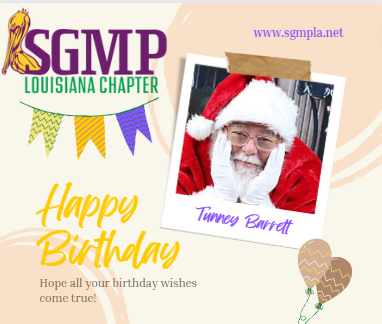 Join the members of SGMP Louisiana in wishing Tunney Barrett with the Holiday Inn Express & Suites New Orleans Airport South, an IHG Hotel a very happy birthday!