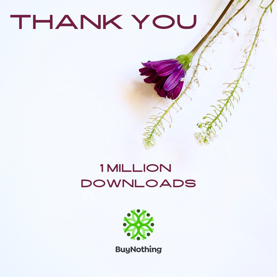 Buy Nothing Project tweet media