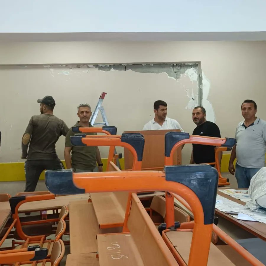 Şube müdürlerimiz Hasan Ay ve Abdullah Dinç, Atatürk ilkokulunu ve  aynı binada eğitim veren Şehit Gülşah Güler ilkokulunu ziyaret ettiler. Okulumuzda eğitim öğretime hazırlık çalışmalarını yerinde incelediler. #EğitimHatayaNefesOlucak