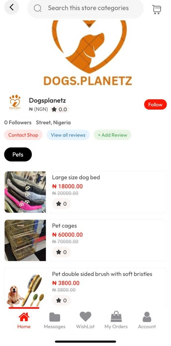 Owletapp have rebranded to Quickshop🔥.

Find verified vendors near you like (Dogs.Planetz) for Pet accessories and quality pet feeds across Nigeria on Quickshop.

Download Quickshop app now to shop; getquickshop.com