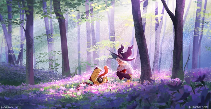 I'm Claire, a french concept artist who loves painting flowerfields and colorful things. Life is always better with some flowers.  lilblueorchy.com  