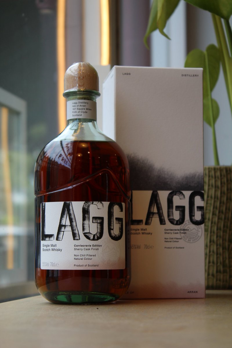 Big whisky day today! Just received the new release from Lagg, their core range Corriecravie, finished in Sherry casks. 50ppm with notes of Dark Chocolate &amp; Spiced Red Berries. 🥃🍫

corkandcask.co.uk/product/lagg-c…