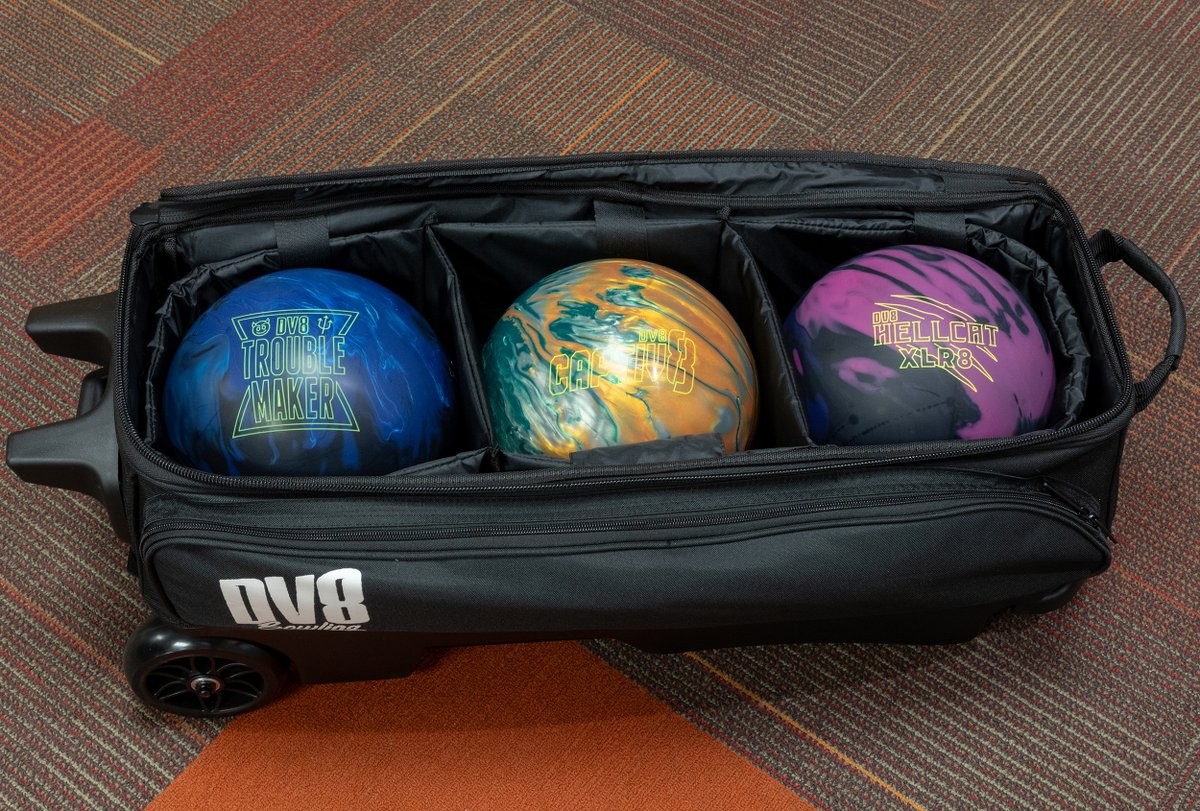 dv8bowling's tweet photo. 1-2-3. Easy arsenal building. What are your 3 DV8 picks for the perfect arsenal?
#DV8Bowling #DamnGoodBowling #HellCatXLR8 #DV8TroubleMaker #DualisticCore #CAPTIV8 https://t.co/iXiCvJA13Y