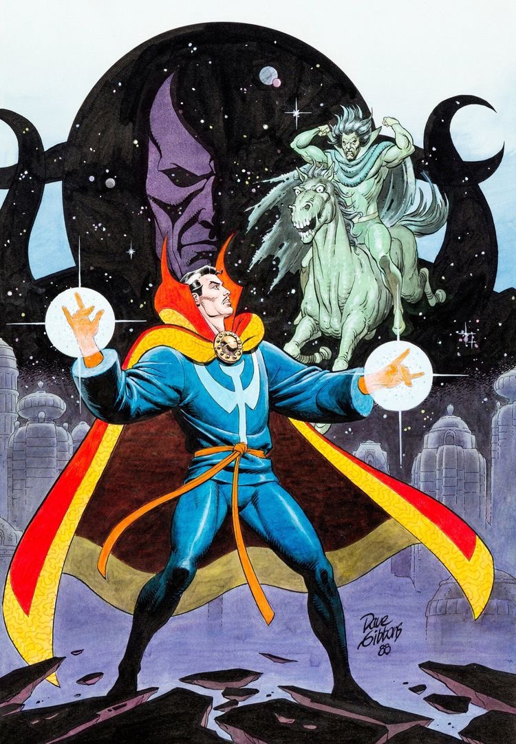 Doctor Strange by Dave Gibbons #comics #ComicArt #Marvel