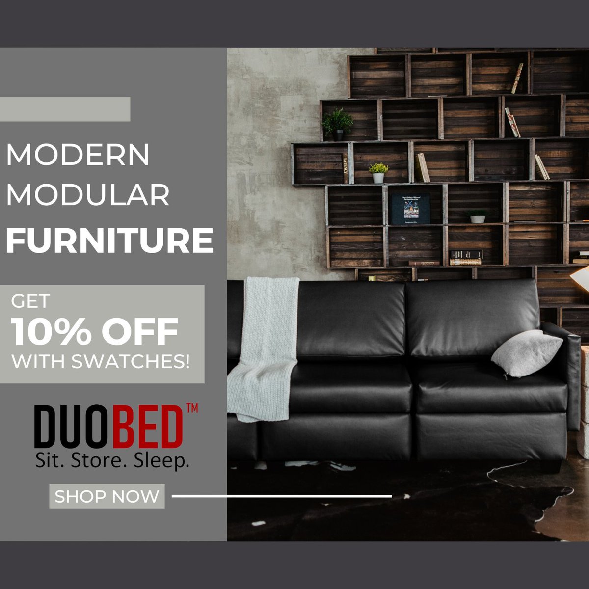 duobed's tweet image. Upgrade your living space with Duobed's signature blend of contemporary aesthetics and modular ingenuity!Plus, enjoy a 10% discount when you order fabric swatches! Dive into a world of versatility with Duobed. Visit our website for more details!
#Furniture #SofaSavings #Discounts