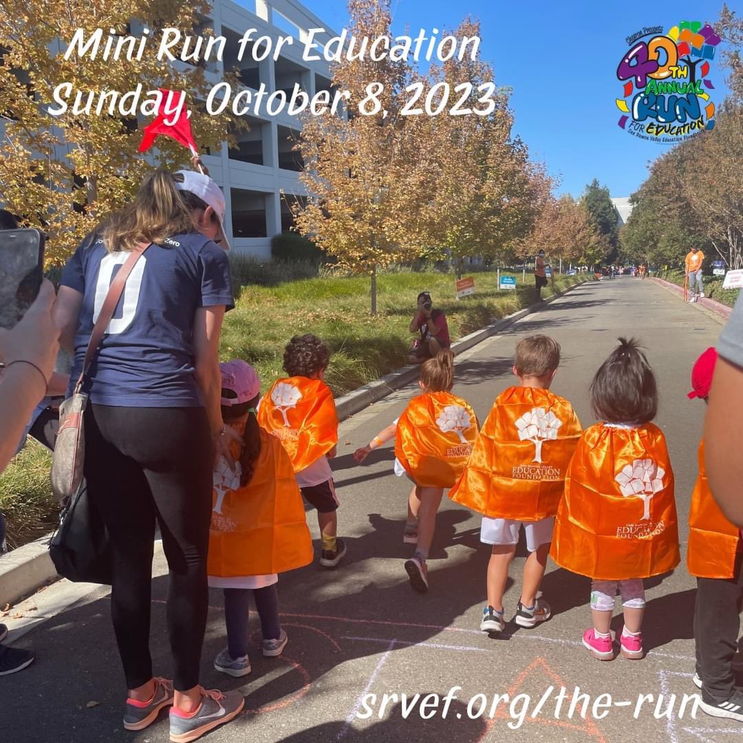 SRVEForg's tweet photo. Get your mini superhero ready to join the #fun at the Mini Run for Education. This event is appropriate for children ages 2-6. Participants will receive a shirt, cape, medal, & post-race treats.
Join at https://t.co/nCPC4A3mhr
#minirun #srvefrun2023 #family #community
@SRVUSD1 https://t.co/DqLnnFaEYM