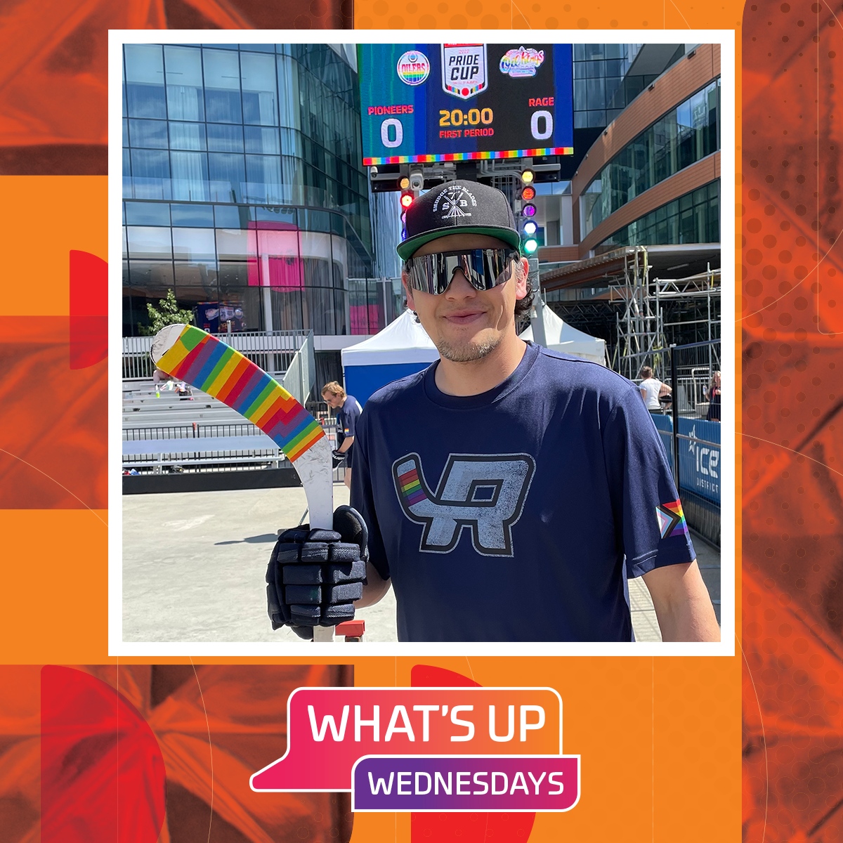 🏒🏳️‍🌈 EVENT DAY!! 🏒🏳️‍🌈

#WhatsUpWednesday returns TODAY in support of Pride Cup!
⁠
Bring your stick down to Ford Hall from 12-1PM and meet @EdmontonOilers alum Ladislav Smid will tape it up with @PrideTape and then take a photo with the Pride Cup!!
