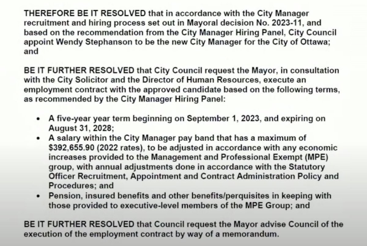 #OttCity’s CFO Wendy Stephanson has been officially promoted to the top job as new city manager (a role she’s been acting in since Kanellakos’s departure last fall.)

Also this week: longtime city clerk (and former city solicitor) Rick O’Connor announced he’s retiring Sept. 1.