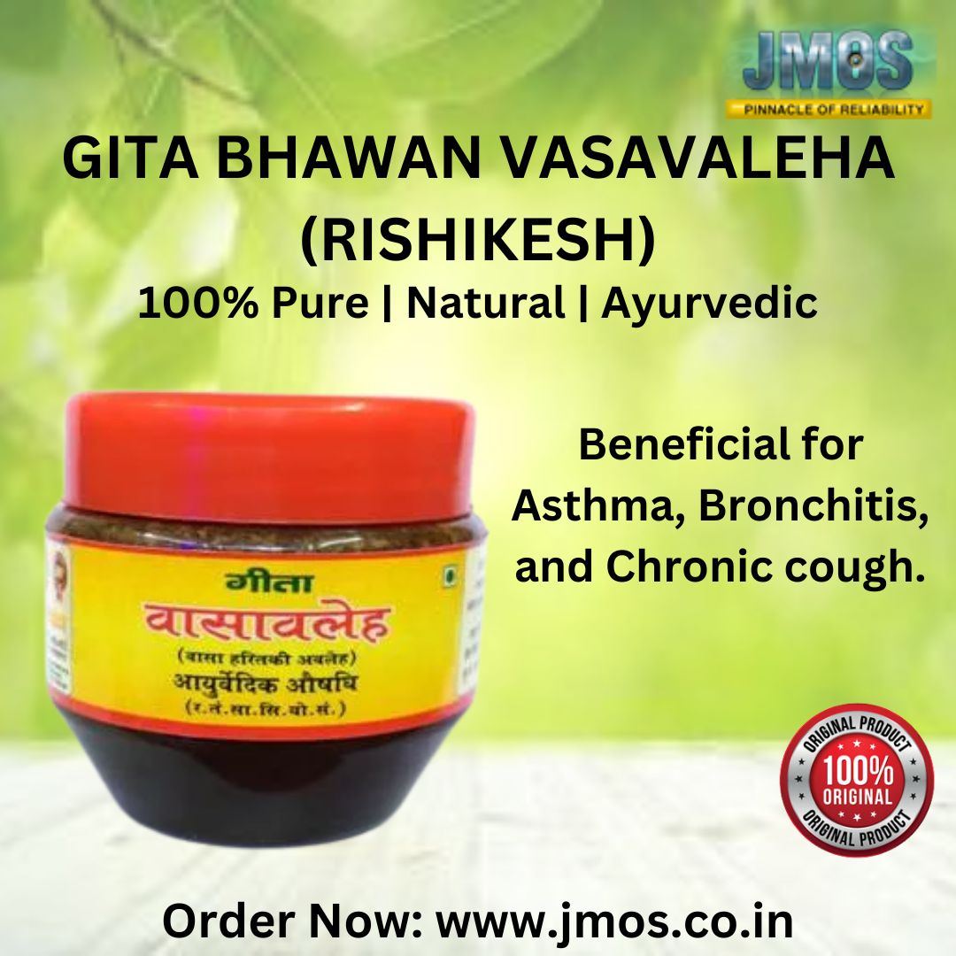 Gita Bhawan Vasavaleha is an effective Ayurvedic formulation for respiratory tract illnesses like asthma, bronchitis, and chronic cough.

👉For Order Now:- jmos.co.in/product/gita-b…

#GitaBhawanVasavaleha #RespiratoryHealth #AsthmaRelief #BronchitisSolution #ChronicCoughRemedy