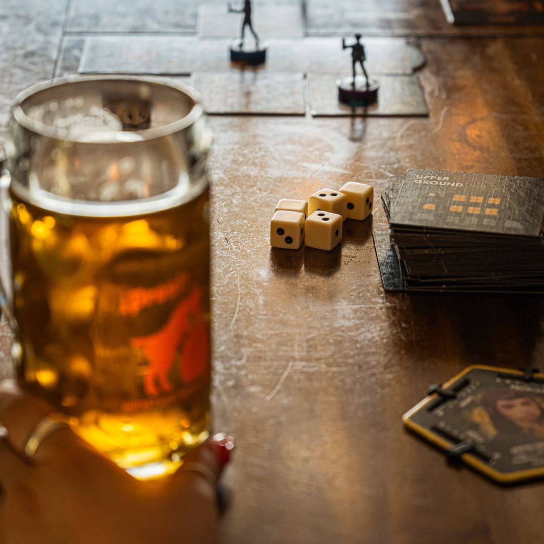 👀 🎲 It’s  Board Game Night;  bring your game face, game of choice, and sassy attitude! Prepare for epic battles, and save 15% on your tab by bringing your own game! 🎉💪
#gamenight

Open from 4-10
Happy Hour 4-6