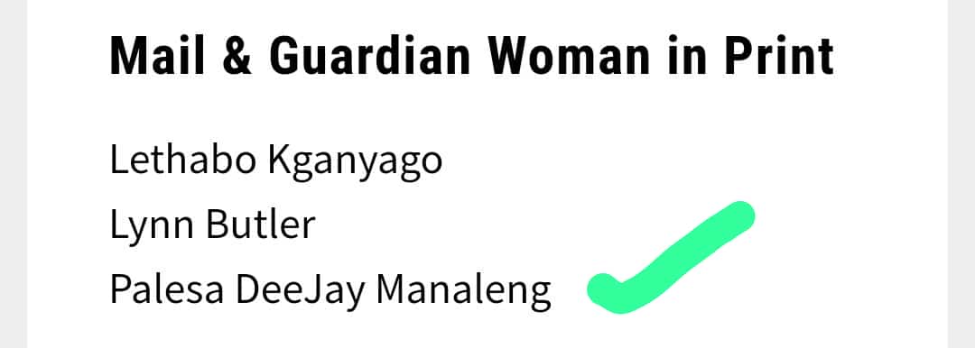 _mphuthithato's tweet photo. @deejaymanaleng has done amazing work covering stories of athletes with disabilities and what sets her apart is how invested she is in the lives of those she gets to cover, from journeying with them from humble beginnings all the way to the top, she is worthy https://t.co/GvRq3x3w0X