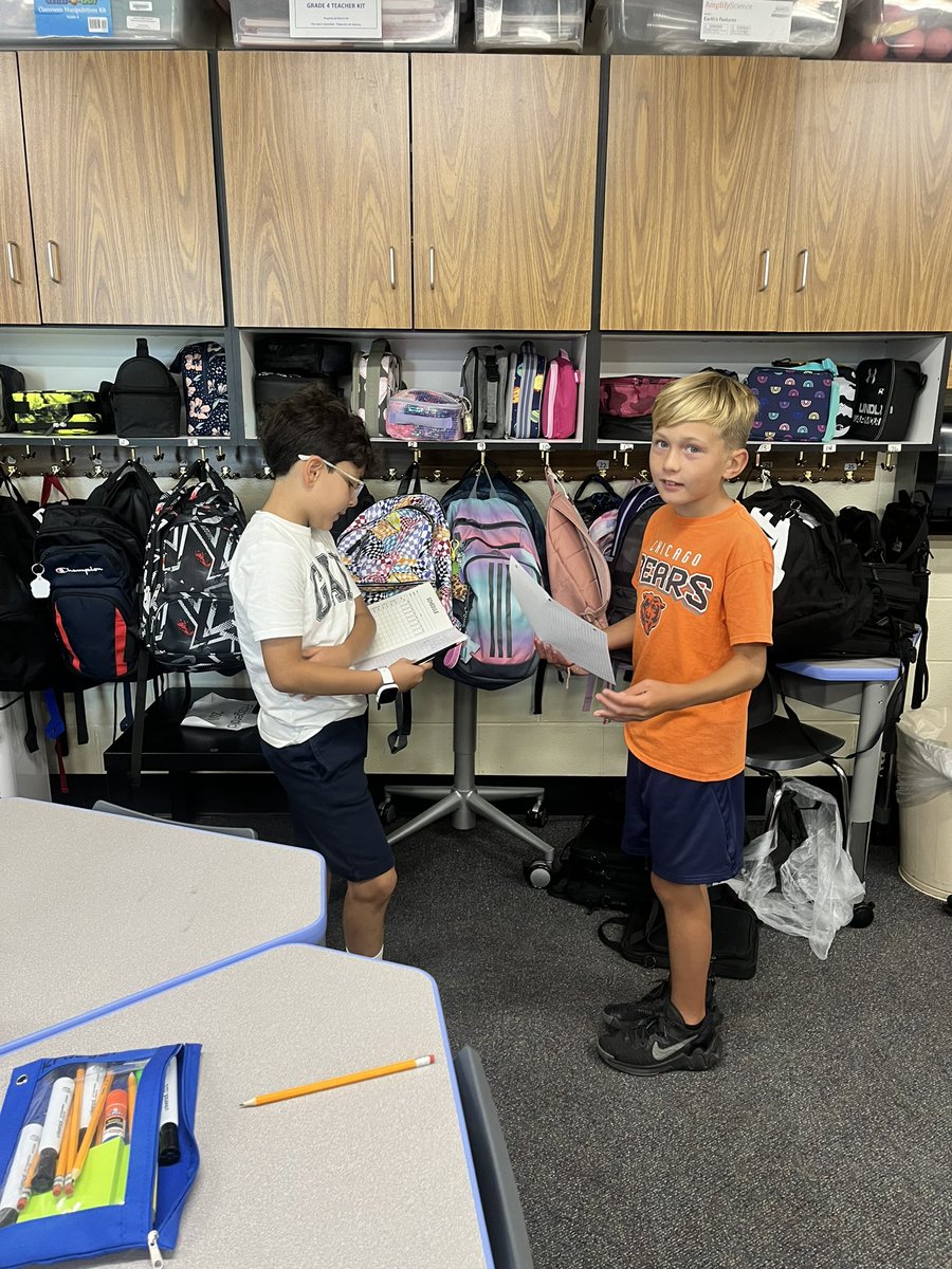 CrocillaCollins's tweet photo. We got to learn more about our classmates and make connections by creating a Six Word Summary about their summers. So many friends did similar activities this summer! 😎 https://t.co/MWYlzgq1yX