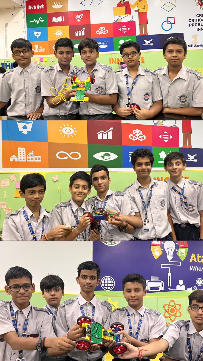 21karki's tweet photo. “Determination is stronger than excuses.” Students of VIII block making ROBO CAR during their ATL session. @vividh87  @mhrd_innovation @cbseindia29 @PMOIndia @AIMtoInnovate @DrChetanSolanki @NSF @NITIAayog @ScienceChannel @SDGsInSchools https://t.co/FGS9Mz2eUz