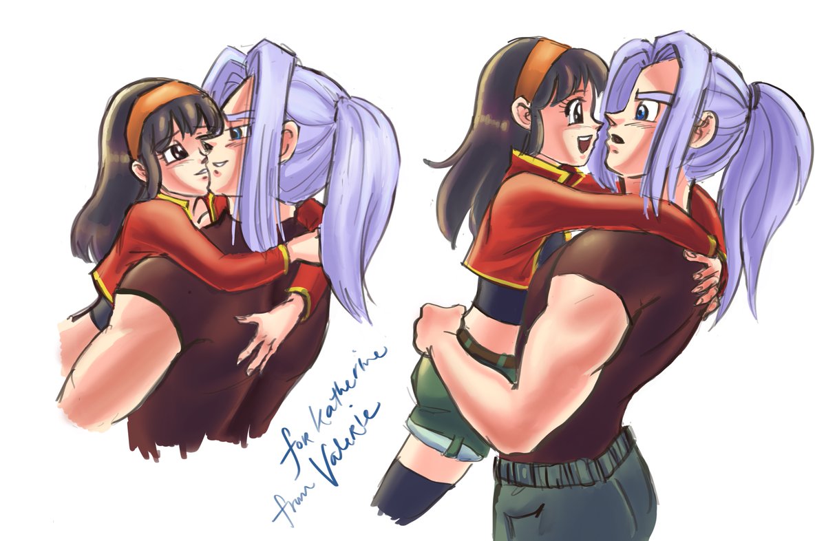 SweetTigerBread's tweet photo. Commissioned piece for Katherine awhile ago
#パントラの日 #trupandweek #xenopan #xenotrunks #timepatrols #dragonballheroes #pan #trunks https://t.co/FmxqhCIL1K
