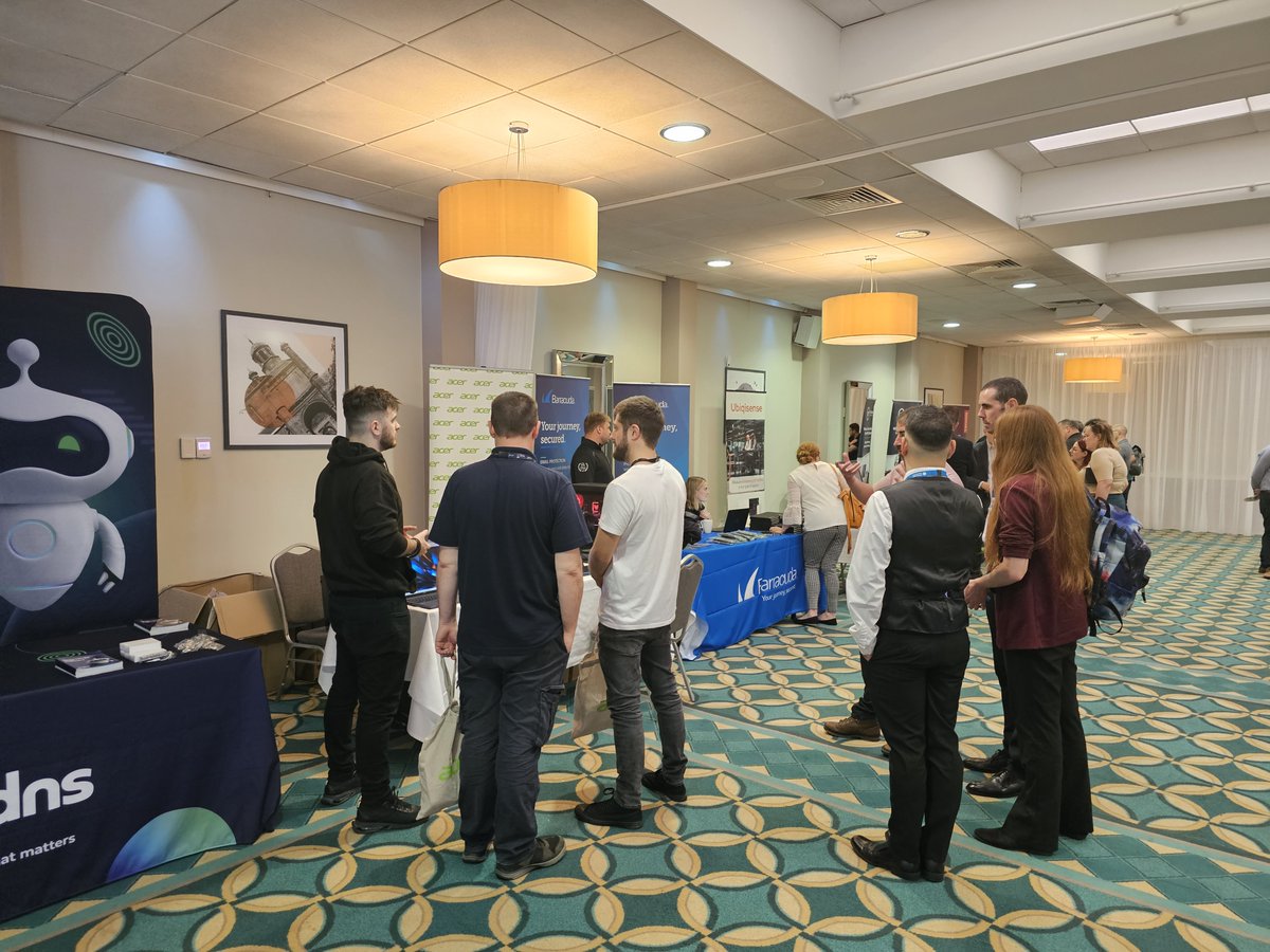 IDNS_Ltd's tweet photo. What an incredible day at the Tech Showcase 2023! Massive appreciation to @MpftDigital, @KeeleUniversity and all the exhibitors for making it possible. 🎉🙌

#TechShowcase2023 #AV #IT #CyberSecurity #RoomOptimisation #Sustainability #BuildingManagement #Collaboration https://t.co/041LgBCYxH