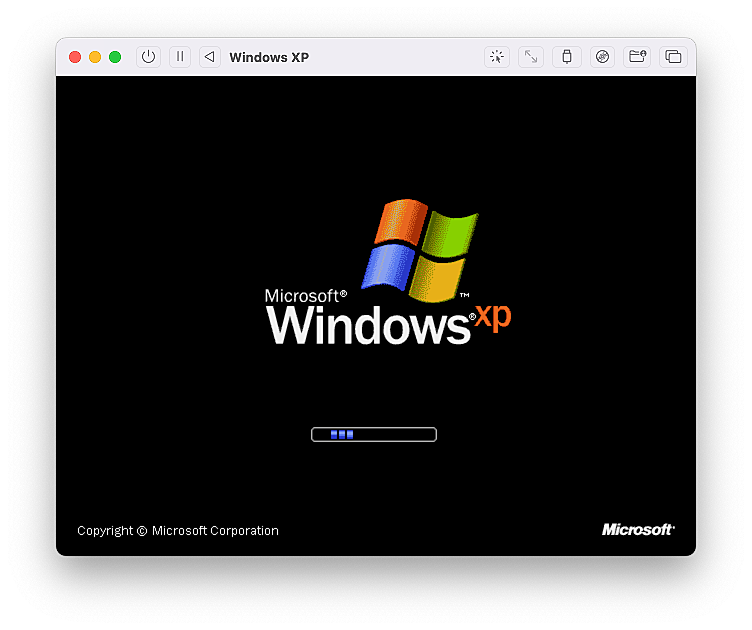 milend's tweet photo. I felt nostalgic, so decided to install Windows XP on my M1 Mac, taking screenshots along the way 📸 Guide and gallery at https://t.co/jgkEIGEqEH https://t.co/Meje0YZXVR