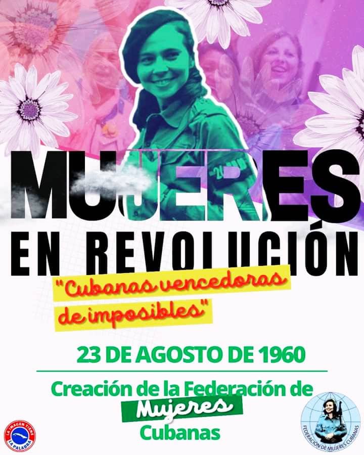 UlisesGuilarte's tweet photo. Desde @CubaCentral felicitamos a @FMC_Cuba en su #63AniversarioFMC de su fundación un día como hoy en el Teatro "Lázaro Peña" por #FidelPorSiempre. Orgullosos de su aporte y ejemplo. #MujeresEnRevolucion🇨🇺 @DiazCanelB @DrRobertoMOjeda @TeresaBoue https://t.co/YeXoQjMBAP