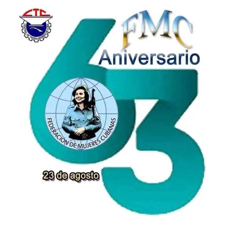UlisesGuilarte's tweet photo. Desde @CubaCentral felicitamos a @FMC_Cuba en su #63AniversarioFMC de su fundación un día como hoy en el Teatro "Lázaro Peña" por #FidelPorSiempre. Orgullosos de su aporte y ejemplo. #MujeresEnRevolucion🇨🇺 @DiazCanelB @DrRobertoMOjeda @TeresaBoue https://t.co/YeXoQjMBAP