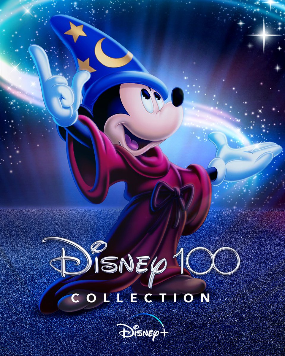 Here's to 100 years of magic. ✨
Stream your favorite or discover something new with the #Disney100 Collection on @DisneyPlus!