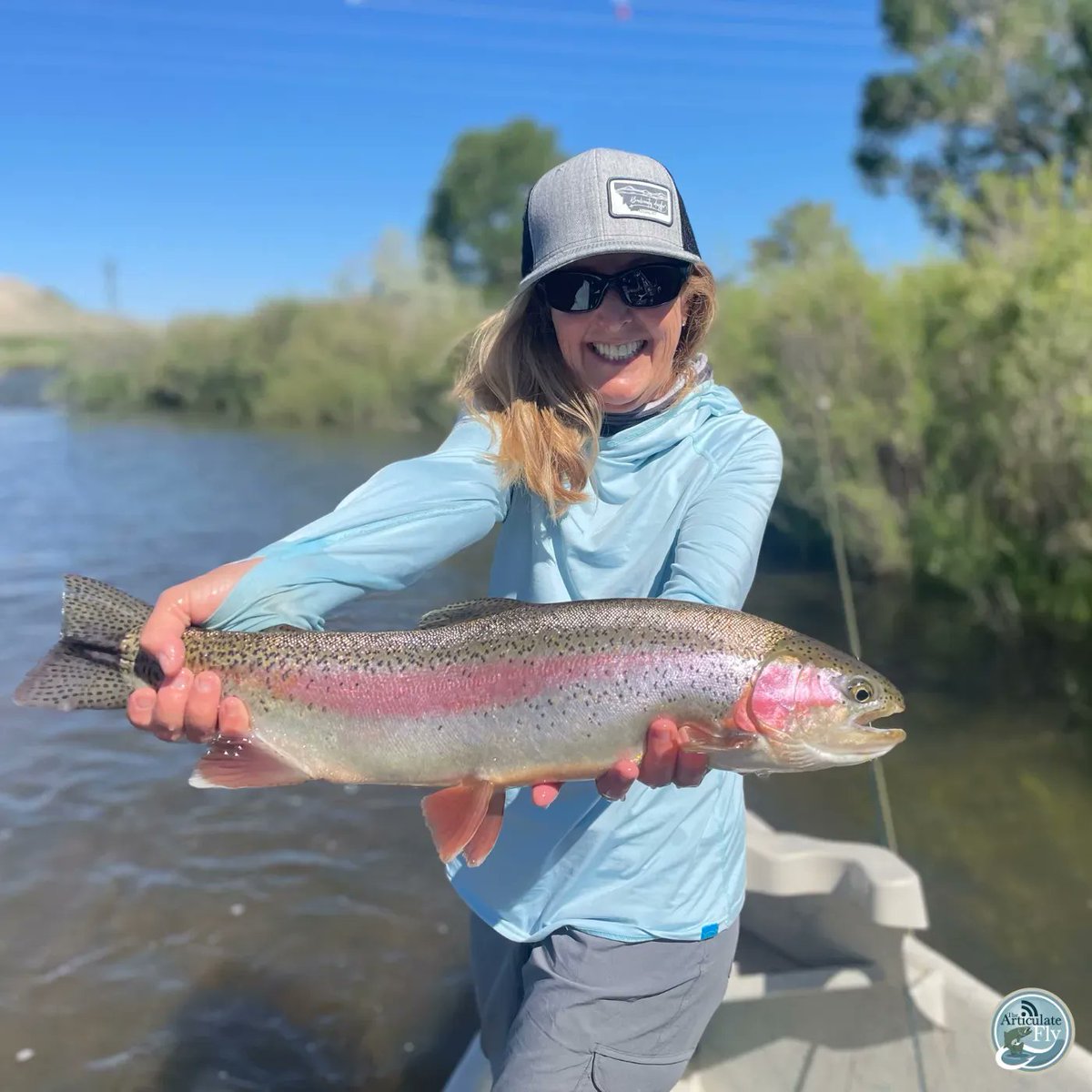 Articulate_Fly's tweet photo. On the Water with Dustin White of @uglybugfly 
Get the latest Central WY conditions!  Give it a listen! 
#thearticulatefly #casper #casperwyoming #wyo #casperwyo #307 #trout #rainbowtrout #troutfishing #visitcasper @RossReels @WinstonRods @SciAnglers https://t.co/qgvCHtiTA9 https://t.co/J4Tj32n1Ot