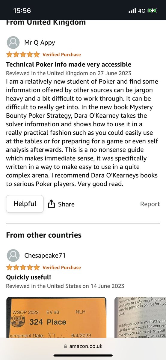 daraokearney's tweet photo. Latest review for “Mystery Bounty Poker Strategy”

@Barry_Carter and I really appreciate these

https://t.co/asg5FppSU3 #buythebook #reviewthebook https://t.co/rQKxxaDbMe