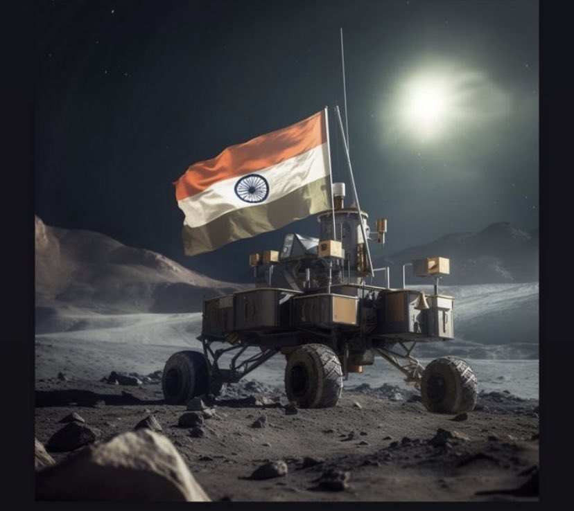 Kriti0400's tweet photo. History Made.. Proud moment..
#Chandrayaan3 #IndiaOnMoon https://t.co/ogZsTJItcy
