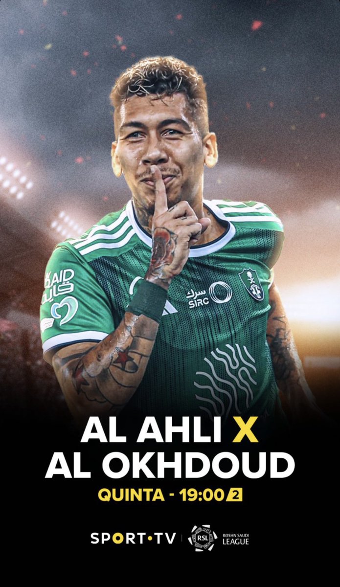 MnbrAlahlisa's tweet photo. 🚨🚨 رسميًا :

أعلنت قنوات (SPORT TV) البرتغالية نقل مواجهة #الأهلي والأخدود مساء غداً الخميس. https://t.co/xOZnRPTp8n
