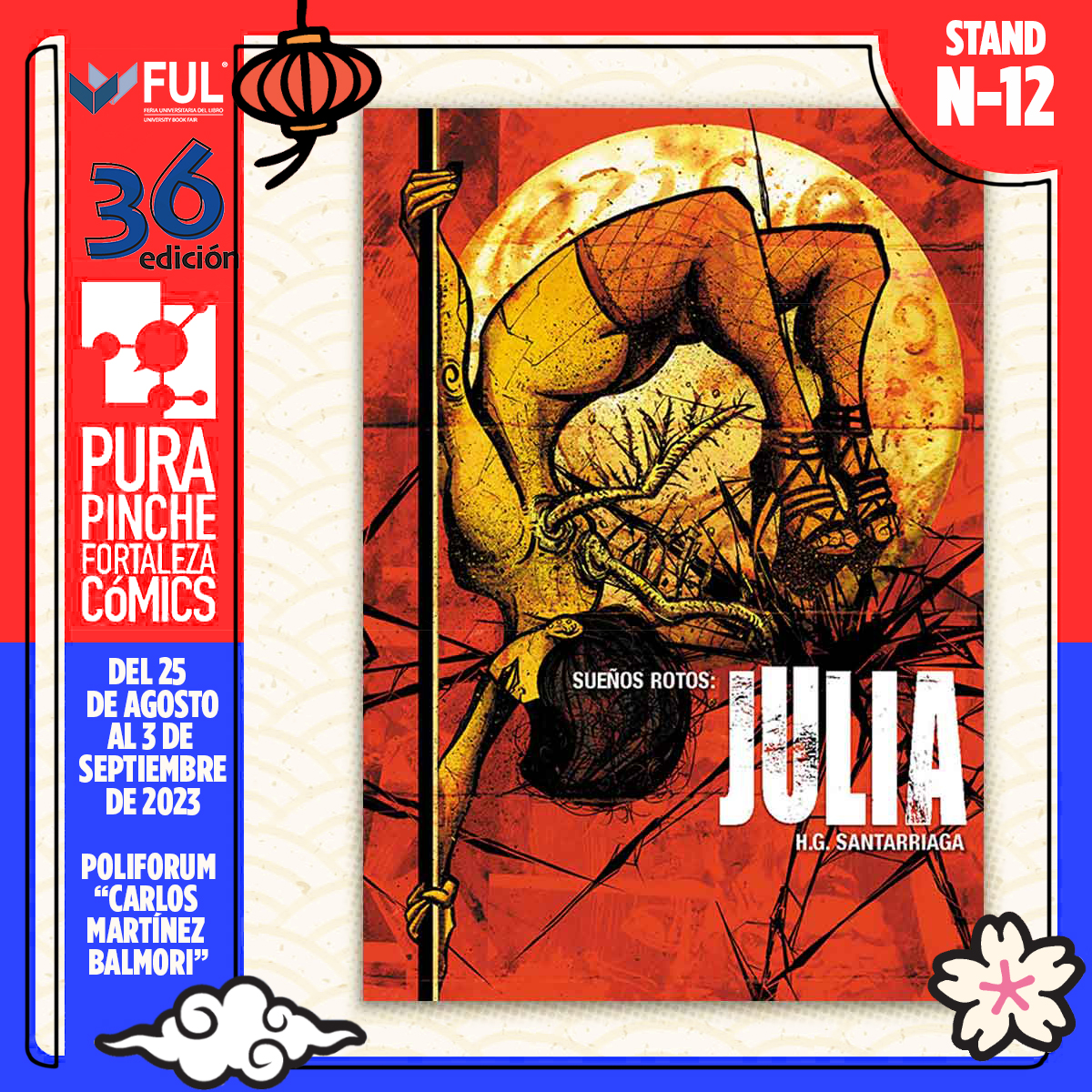 hgsantarriaga's tweet photo. SUEÑOS ROTOS: JULIA, una novela gráfica mexicana que te arrancará la esperanza está disponible en Pachuca, Hidalgo en #FUL36 en el stand N-12 desde el 25 de agosto y hasta el 3 de septiembre de 2023.
#CómicMexicano #NovelaGráficaMexicana #Pachuca https://t.co/hiVN8NFyd0