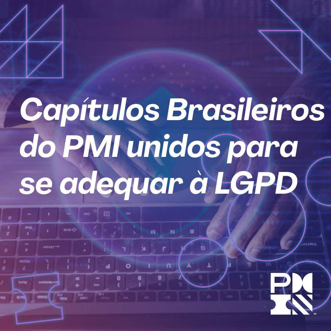 Capítulos Brasileiros do PMI, liderados pelo PMIRS estão realizando um projeto de adequação dos capítulos à Lei Geral de Proteção de Dados (LGPD). 

Saiba mais - bit.ly/45mavmD