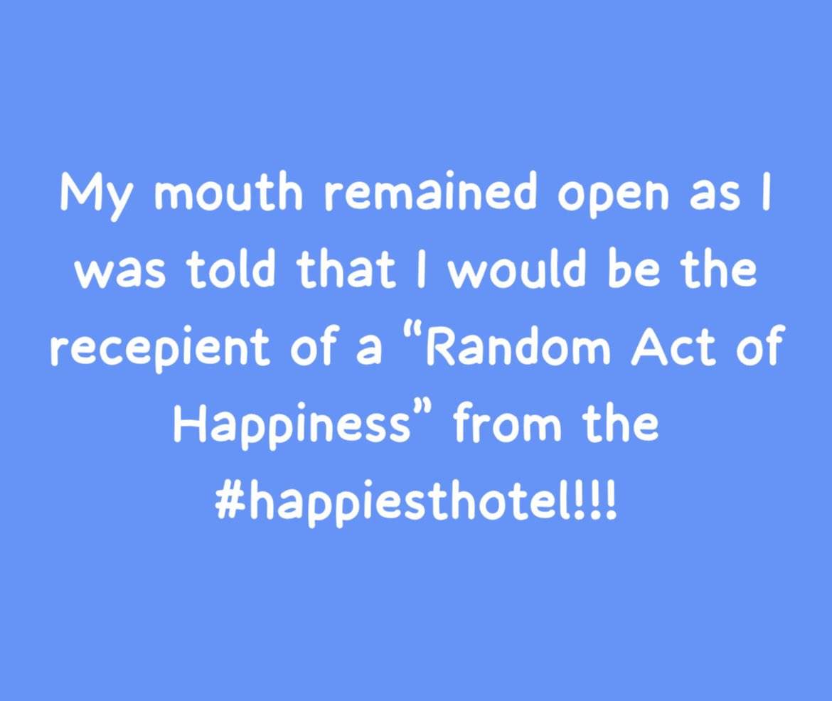 #RandomActOfHappiness #thehappiesthotel #PelicanBay