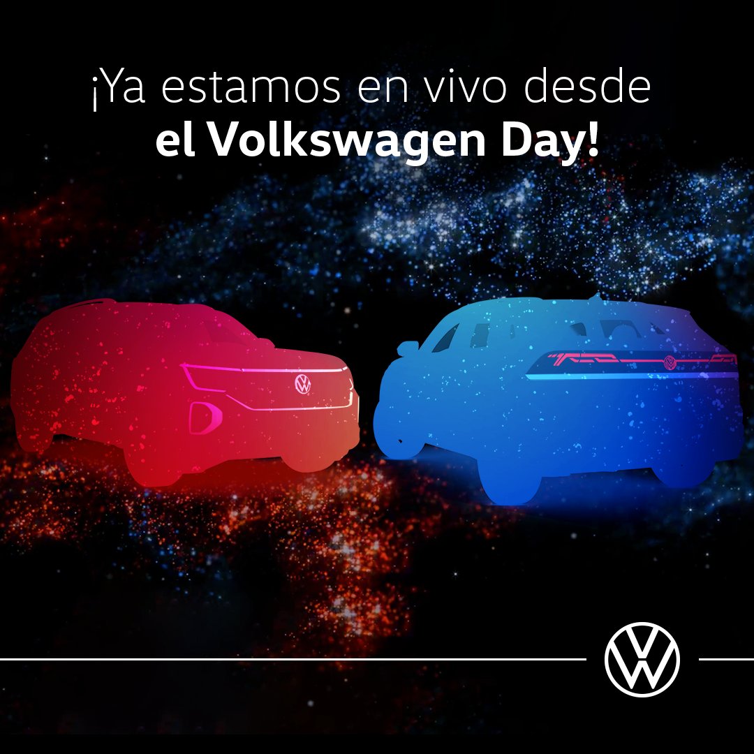 Volkswagen_MX's tweet photo. 🚗🎈¡Bienvenidos al #VolkswagenDay! 🎉
¿Estás listo para sorprenderte?, ¡Entra ahora a nuestro evento en vivo en YouTube! 📺🔥 https://t.co/SkqKL50gpf y sé parte de la evolución.
#BeTheEvolution https://t.co/xIntxYgPiD