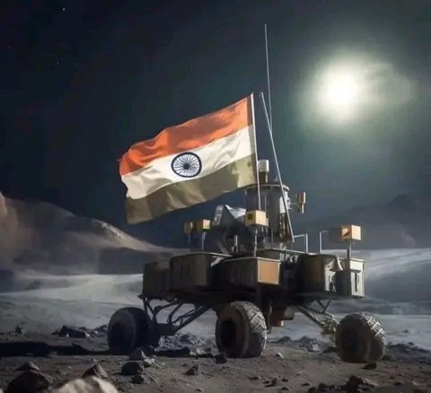 A great achievement for science and moment of pride for the nation! India is the first country to land on the south pole with the #chandrayaan3 
.
.
#moonlanding #southpole #India #moon #science #history #verycool #TeamBhullar #OneBillionStrong