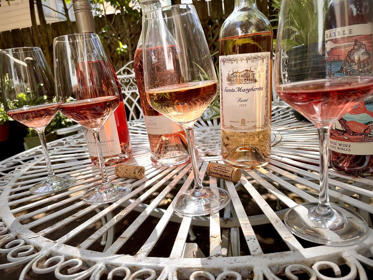BartenderComp's tweet photo. Wine tasting Wednesday… This weekend’s parties will be trying our favorite new rosé! #roseallweekend #thinkpink #winenot https://t.co/3I0NktG9lZ